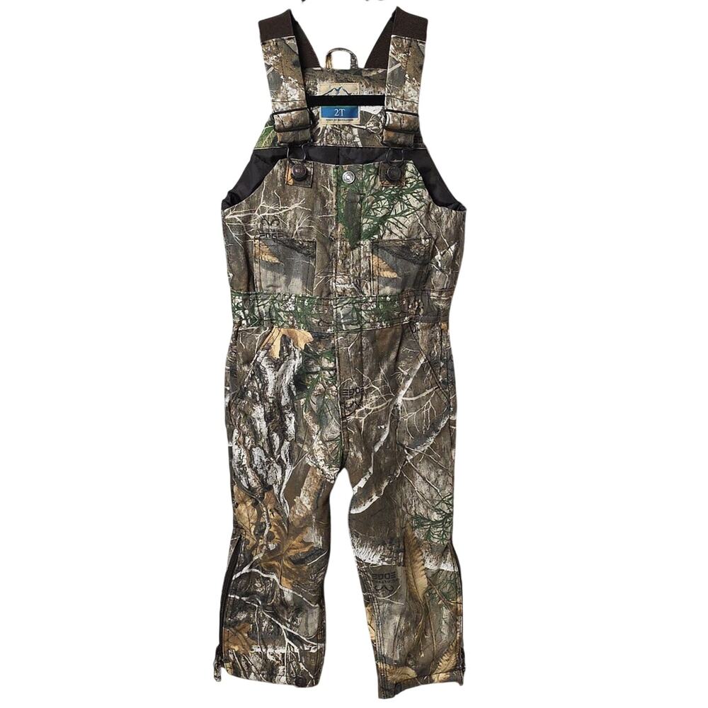 Blue Mountain Camouflage  Insulated Hunting Overalls Kids Size 2T